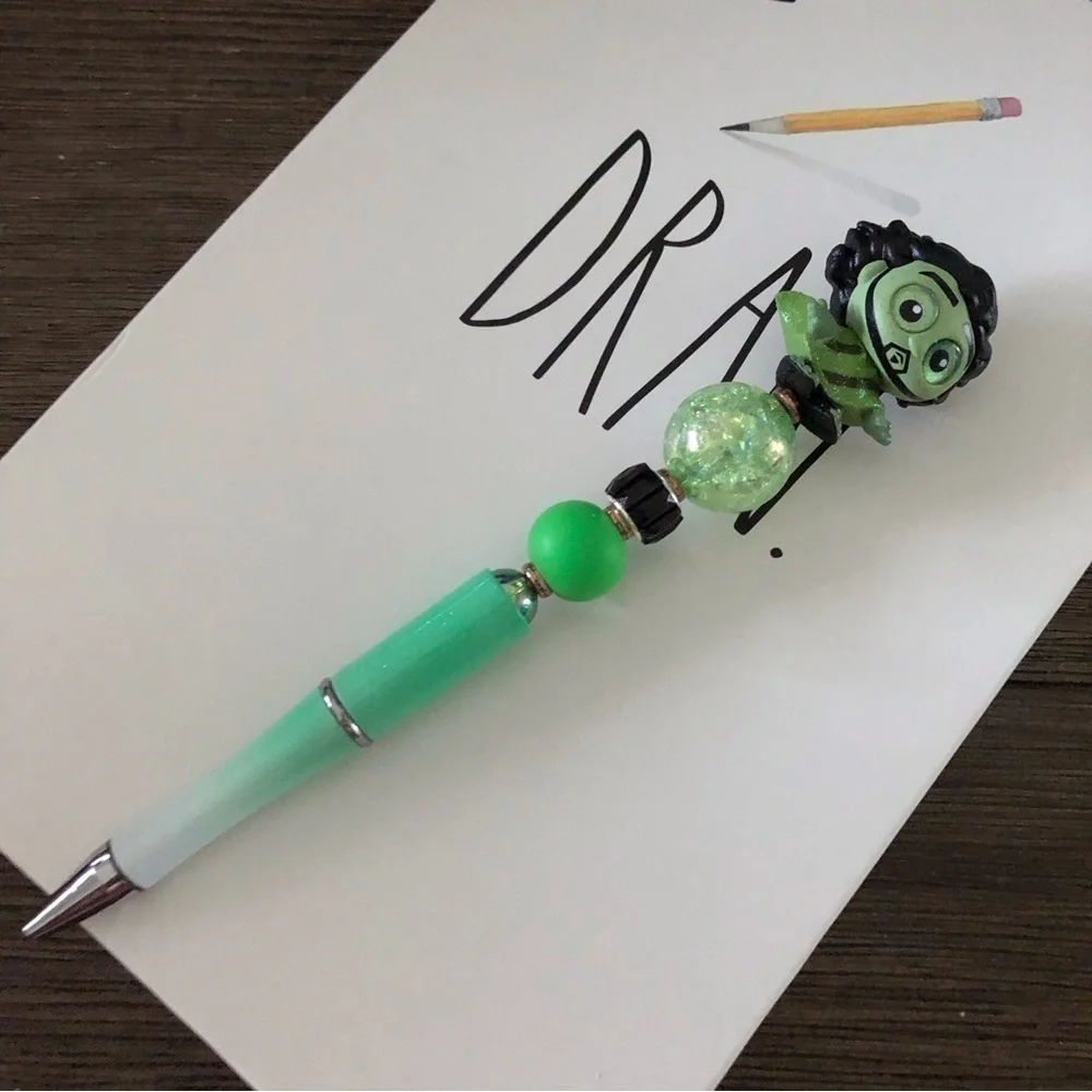 Disney Doorables: Encanto: Bruno handmade beaded pen